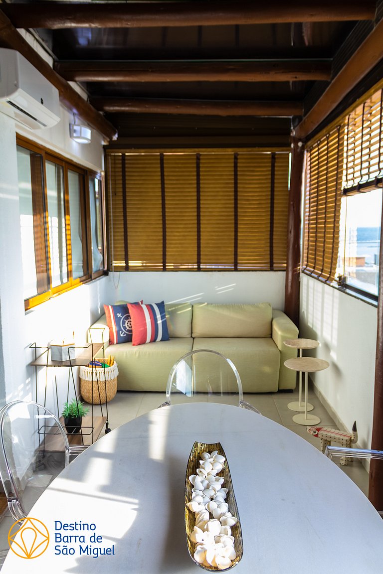 Cobertura Beira-Mar, Vista para o Mar, Barra Bali! | Luxo |