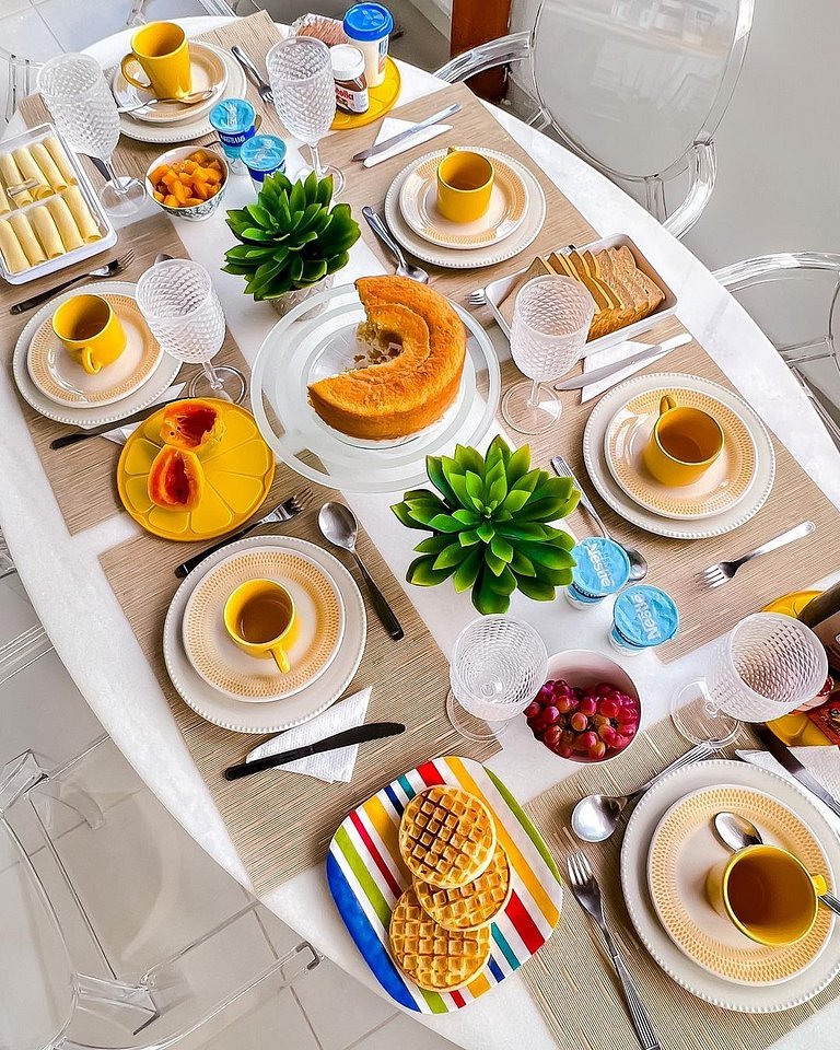 Cobertura Pé na Areia | Vista Deslumbrante | Luxo | Barra Ba