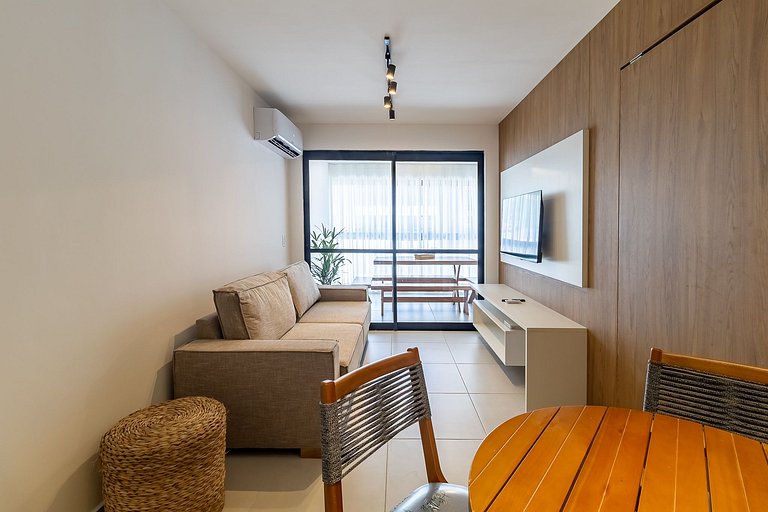 2-Suite Apartment | Gourmet Balcony | Air-Conditioned | San