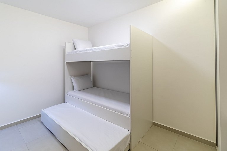 2-Suite Apartment | Gourmet Balcony | Air-Conditioned | San