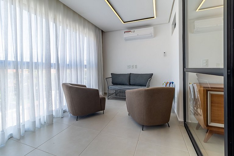 4 suites, balcón gourmet y barbacoa en Barra | San Martin |