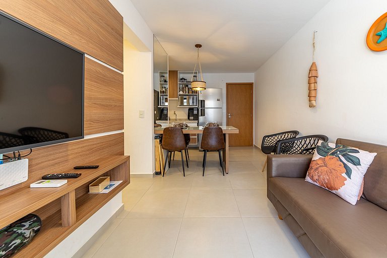 Apartamento en planta baja, cerca de la playa de Barra de Sã