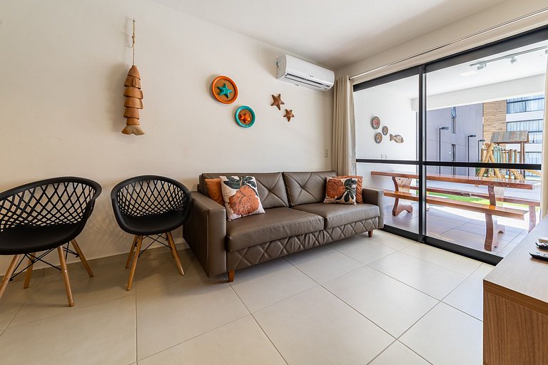 Ground Floor Apartment, Close to Barra de São Miguel Beach |