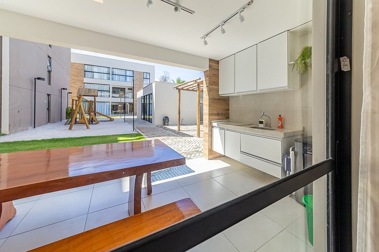 Apartamento en planta baja, cerca de la playa de Barra de Sã