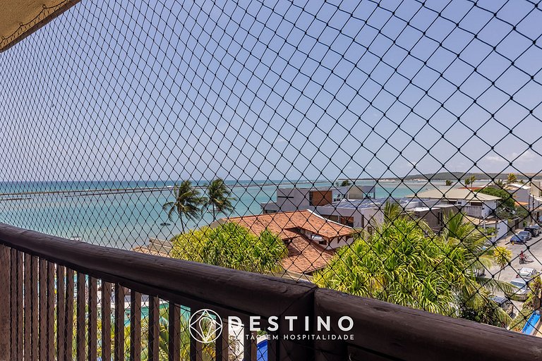 Pé na Areia, Piscina Infinita e Sauna em Barra | Barra Bali