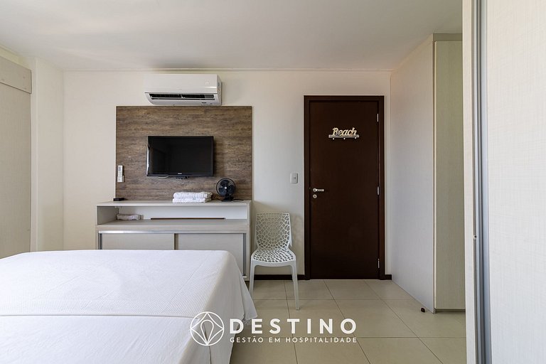 Pé na Areia, Piscina Infinita e Sauna em Barra | Barra Bali