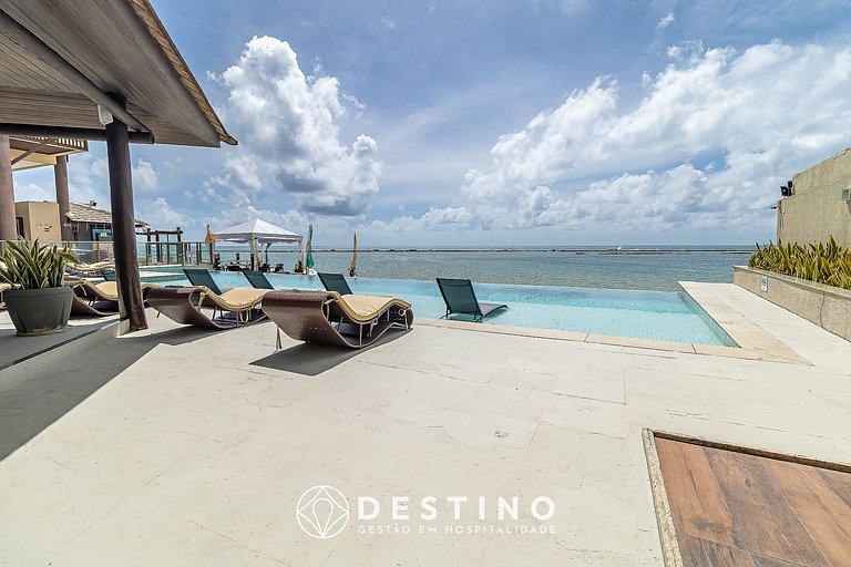 Beachfront Apartment | Incredible Ocean View | Barra Bali |