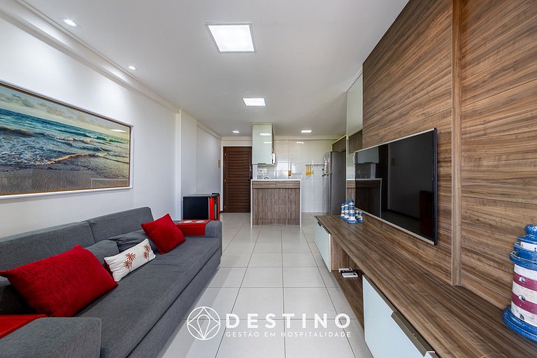 Apartamento Frente a la Playa | Vista al Mar Increíble | Bar