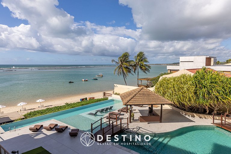 APTO Vista Mar Incrível | Pé na Areia | Barra Bali | Destino