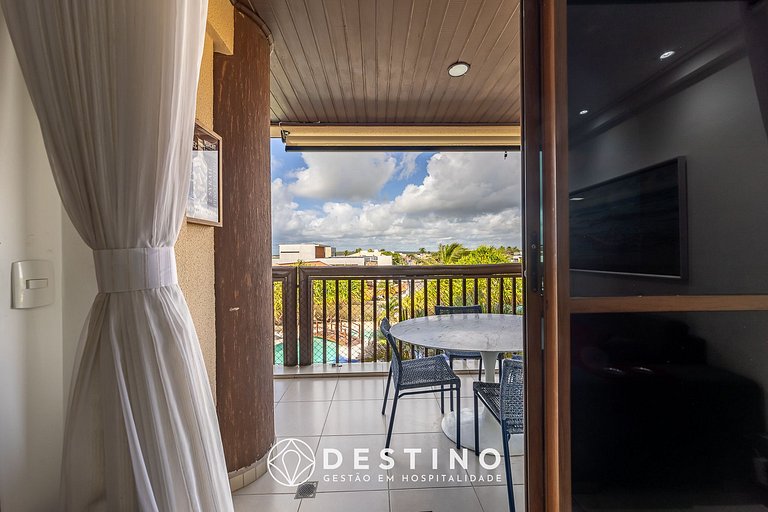 Pé na Areia, Vista Mar e Piscina Infinita em Barra | Destino