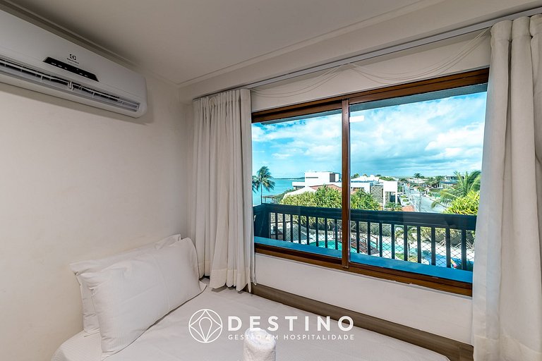 Pé na Areia, Vista Mar e Piscina Infinita em Barra | Destino