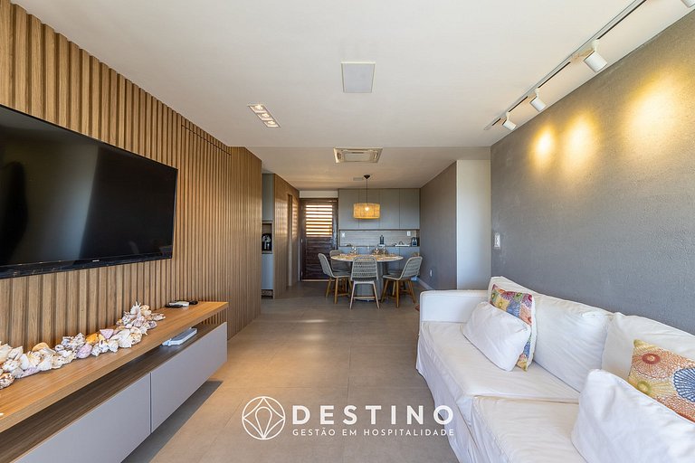 Cobertura Beira-Mar no Barra Bali | 4 Quartos, Varanda Gourm