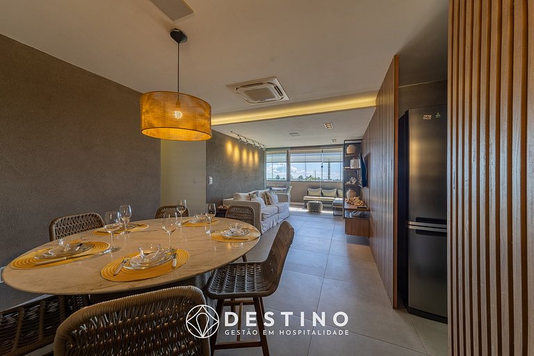 Cobertura Beira-Mar no Barra Bali | 4 Quartos, Varanda Gourm