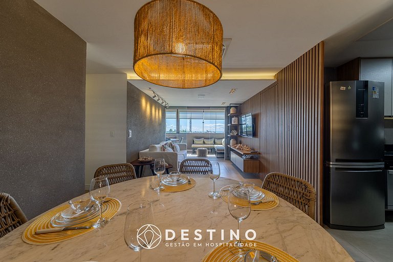 Cobertura Pé na Areia, Varanda Gourmet, Churrasco | Barra Ba