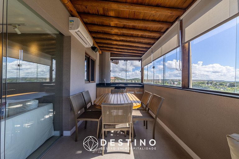 Penthouse Frente al Mar | 4 Habitaciones | Balcón Gourmet y