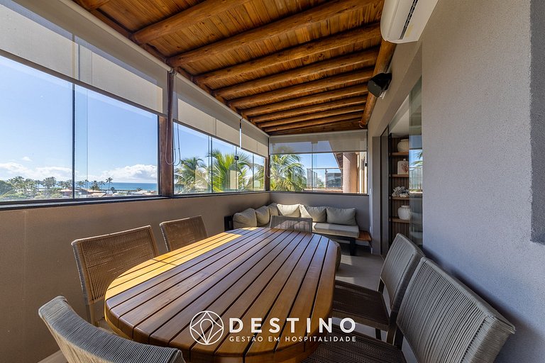 Penthouse Frente al Mar | 4 Habitaciones | Balcón Gourmet y