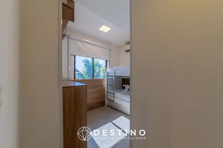Cobertura Beira-Mar no Barra Bali | 4 Quartos, Varanda Gourm