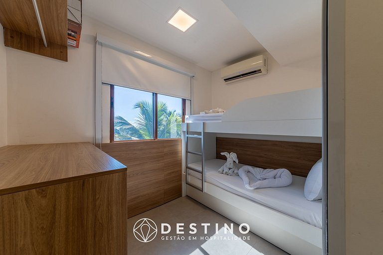 Cobertura Beira-Mar no Barra Bali | 4 Quartos, Varanda Gourm