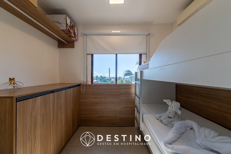 Cobertura Beira-Mar no Barra Bali | 4 Quartos, Varanda Gourm