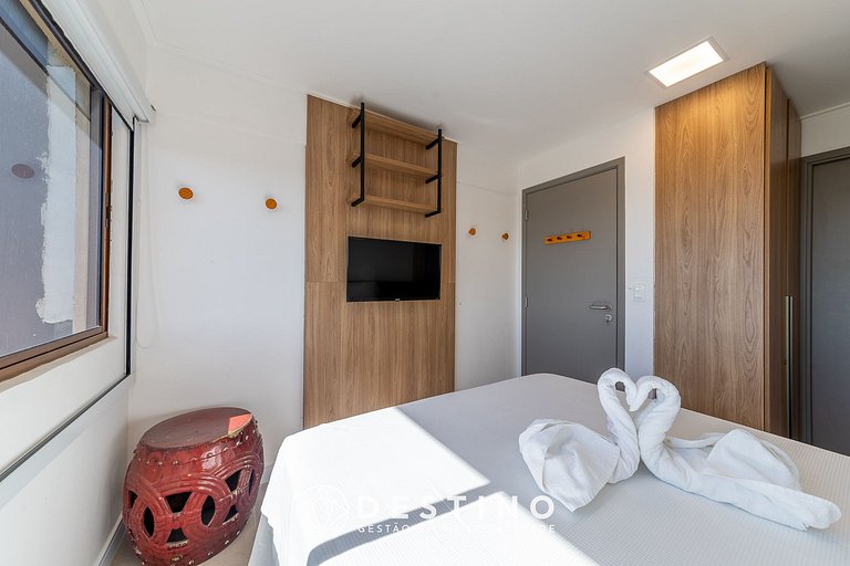 Cobertura Beira-Mar no Barra Bali | 4 Quartos, Varanda Gourm