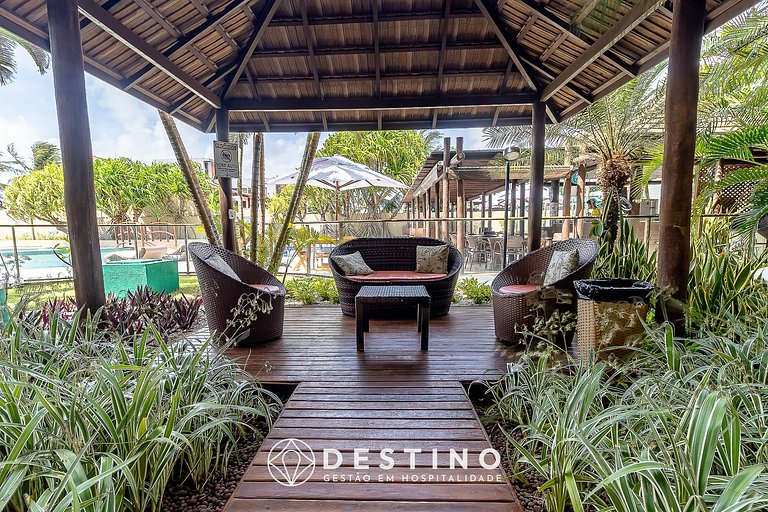 Cobertura Beira-Mar no Barra Bali | 4 Quartos, Varanda Gourm