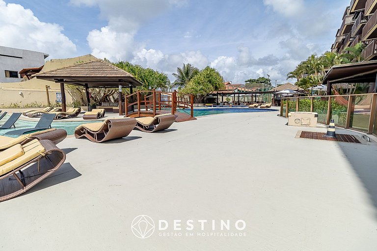 Cobertura Beira-Mar no Barra Bali | 4 Quartos, Varanda Gourm