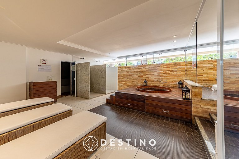 Cobertura Beira-Mar no Barra Bali | 4 Quartos, Varanda Gourm