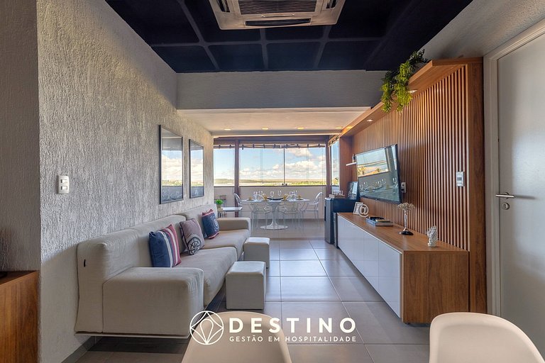Cobertura Beira-Mar, Vista para o Mar, Barra Bali! | Luxo |