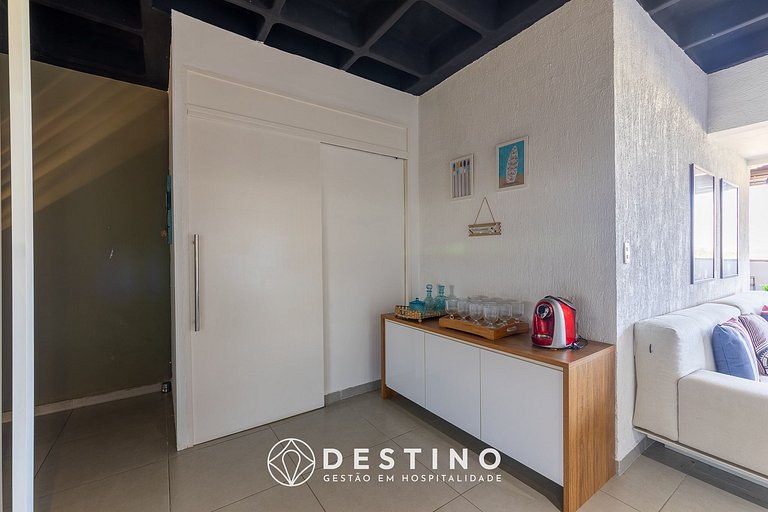 Cobertura Beira-Mar, Vista para o Mar, Barra Bali! | Luxo |
