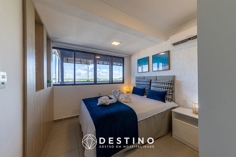 Cobertura Pé na Areia | Vista Deslumbrante | Luxo | Barra Ba