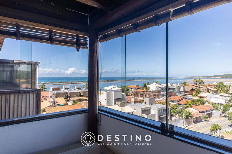Cobertura Beira-Mar, Vista para o Mar, Barra Bali! | Luxo |