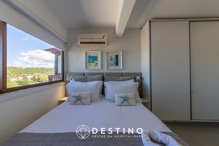 Cobertura Beira-Mar, Vista para o Mar, Barra Bali! | Luxo |