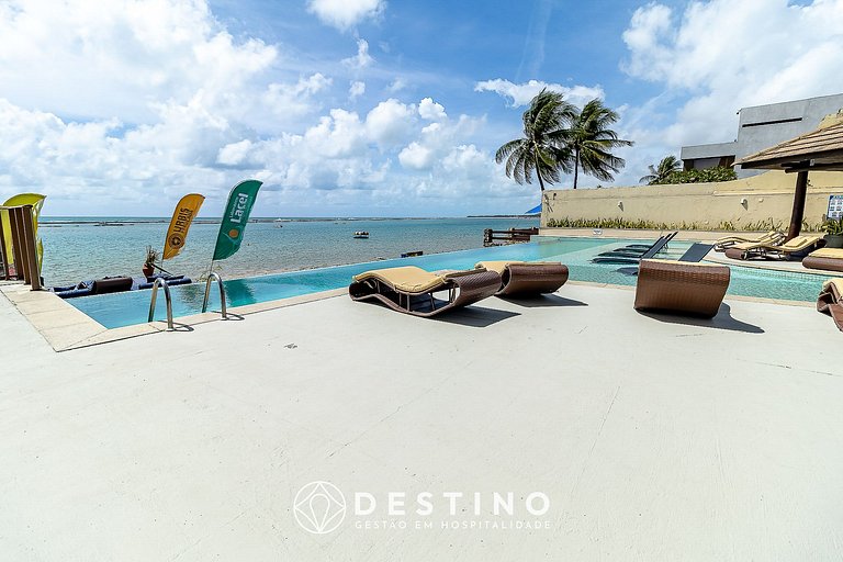 Cobertura Pé na Areia | Vista Deslumbrante | Luxo | Barra Ba