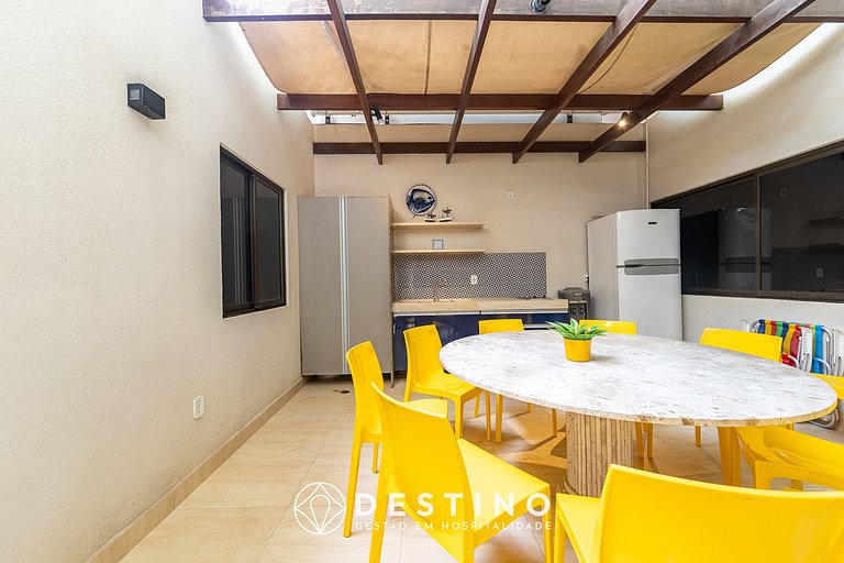 Barra Bali à Beira-Mar, Piscina, Praia e 4 Quartos | Até 12