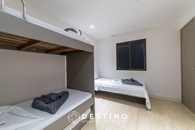 APTO Térreo | 4 Quartos | Até 12 Pessoas | Barra Bali | Dest