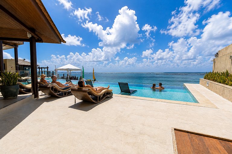 Barra Bali à Beira-Mar, Piscina, Praia e 4 Quartos | Até 12