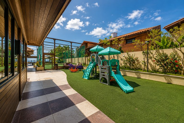 Barra Bali à Beira-Mar, Piscina, Praia e 4 Quartos | Até 12