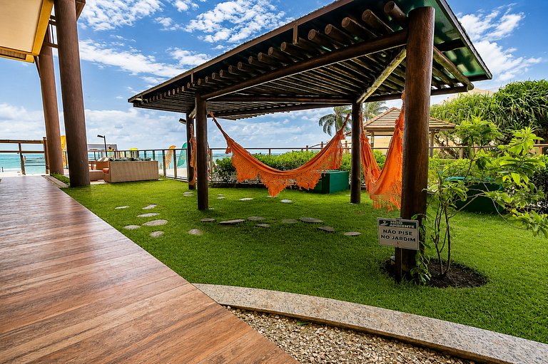 Barra Bali à Beira-Mar, Piscina, Praia e 4 Quartos | Até 12