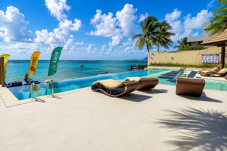 Beachfront Penthouse, Ocean View, Barra Bali! | Luxury | 3 B
