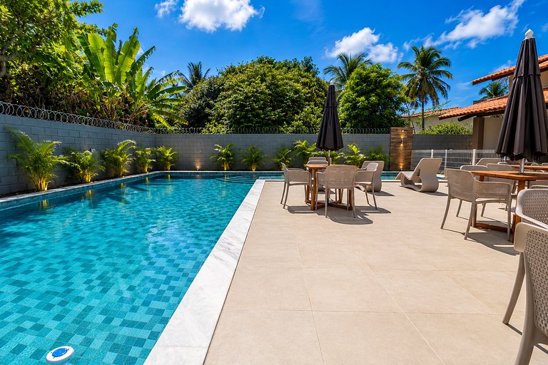 Ground Floor Apartment, Close to Barra de São Miguel Beach |