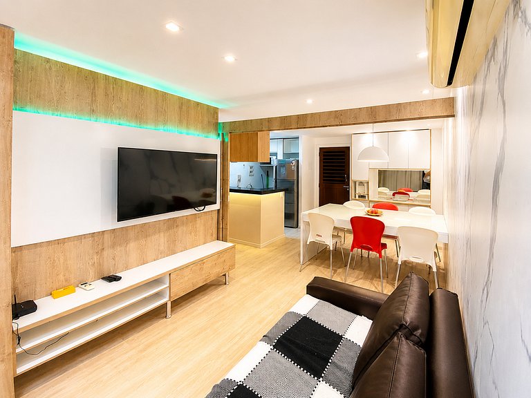Apto Pé na Areia, Piscina Infinita, Jacuzzi em BSM | Destino