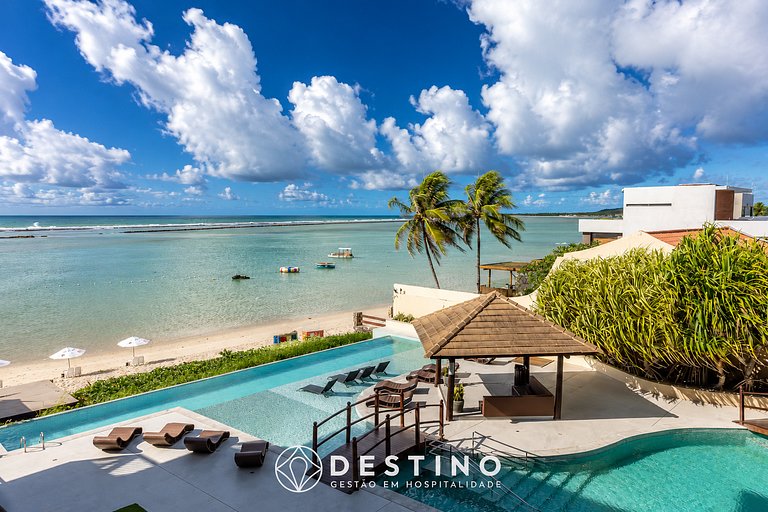 Beachfront Apartment | Incredible Ocean View | Barra Bali |