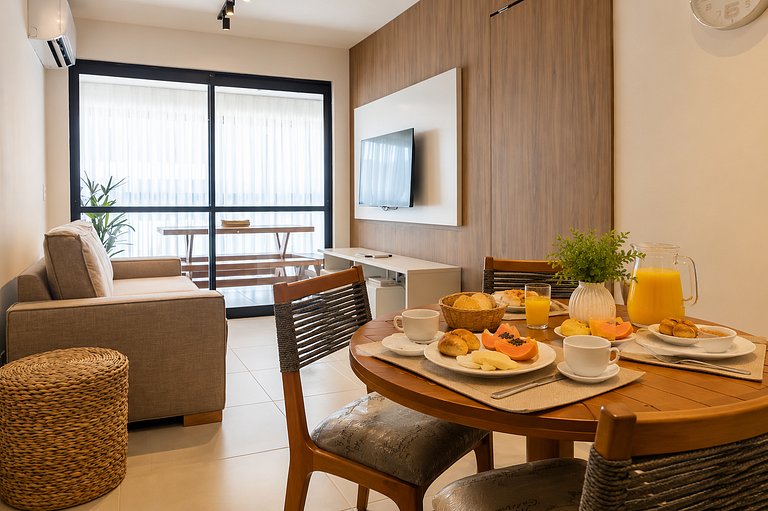 2-Suite Apartment | Gourmet Balcony | Air-Conditioned | San