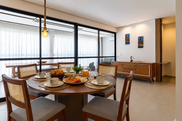 4 suites, balcón gourmet y barbacoa en Barra | San Martin |