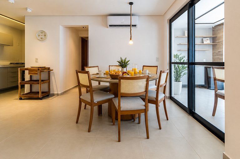 Área Gourmet, Piscina, 4 suítes e Praia do Gunga! | San Mart