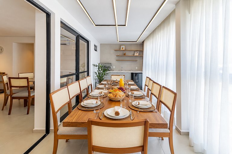 Zona gourmet, piscina, 4 suites y playa Gunga | San Martin |